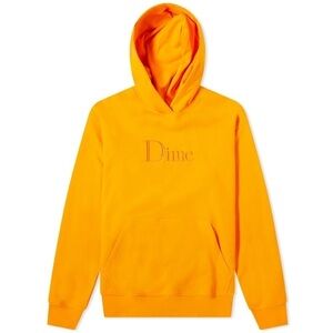 Dime Classic Logo Embroidered Hoodie Small
